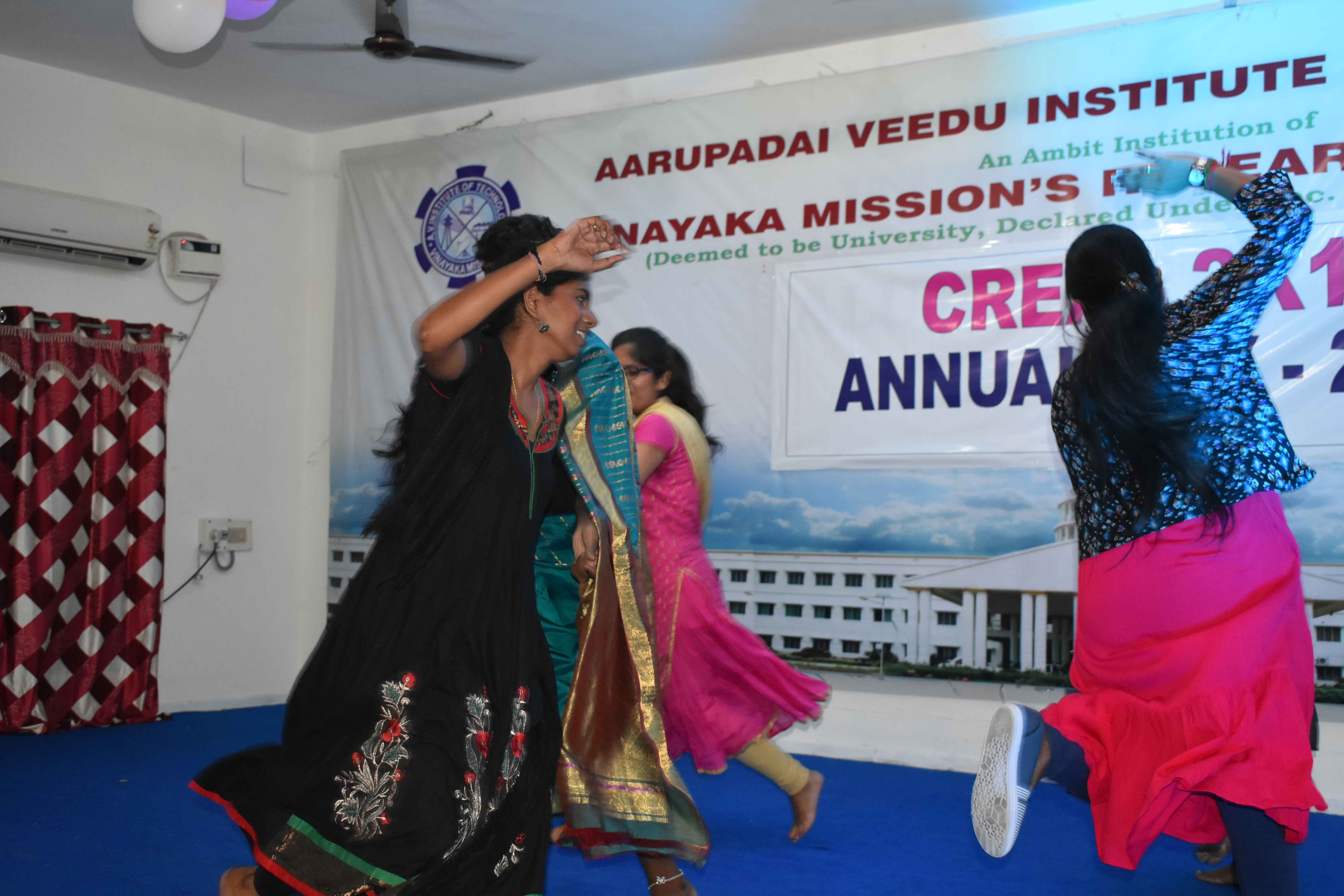 Girls Dance at AVIT Annual Day Celebration